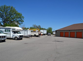 View of Dayton Self Storage Vehicle Storage in Scarborough Central.