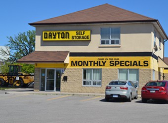 View of Dayton Self Storage Office in Scarborough Central.