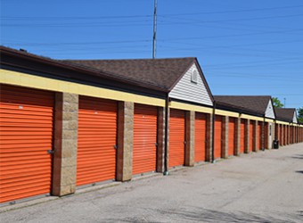 View of Dayton Self Storage Storage Units in Scarborough Central.